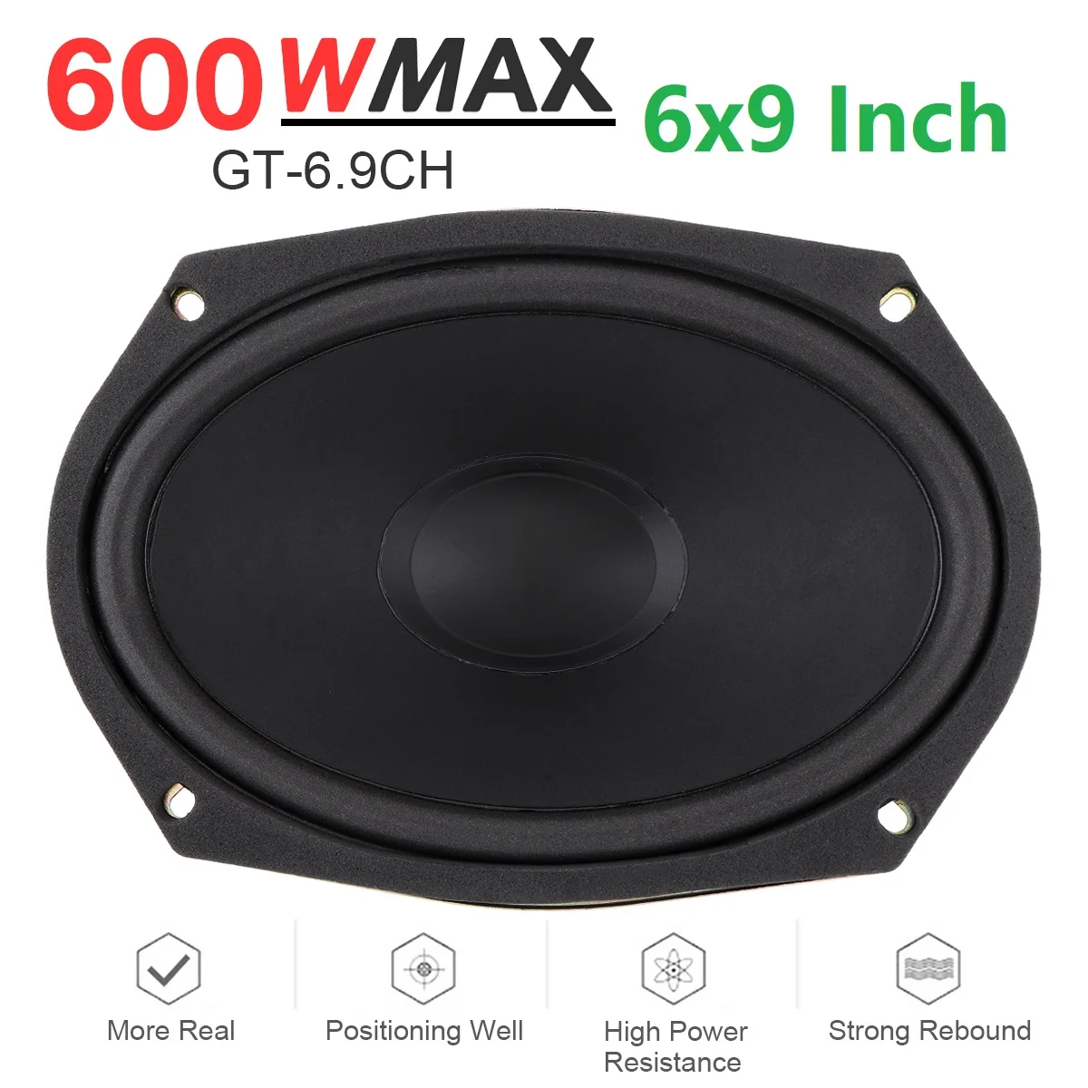 1pc 600W Car Speaker Vehicle Door Auto Audio Music Stereo Full Range Frequency Hifi Speaker Loudspeaker 2 Types Optional