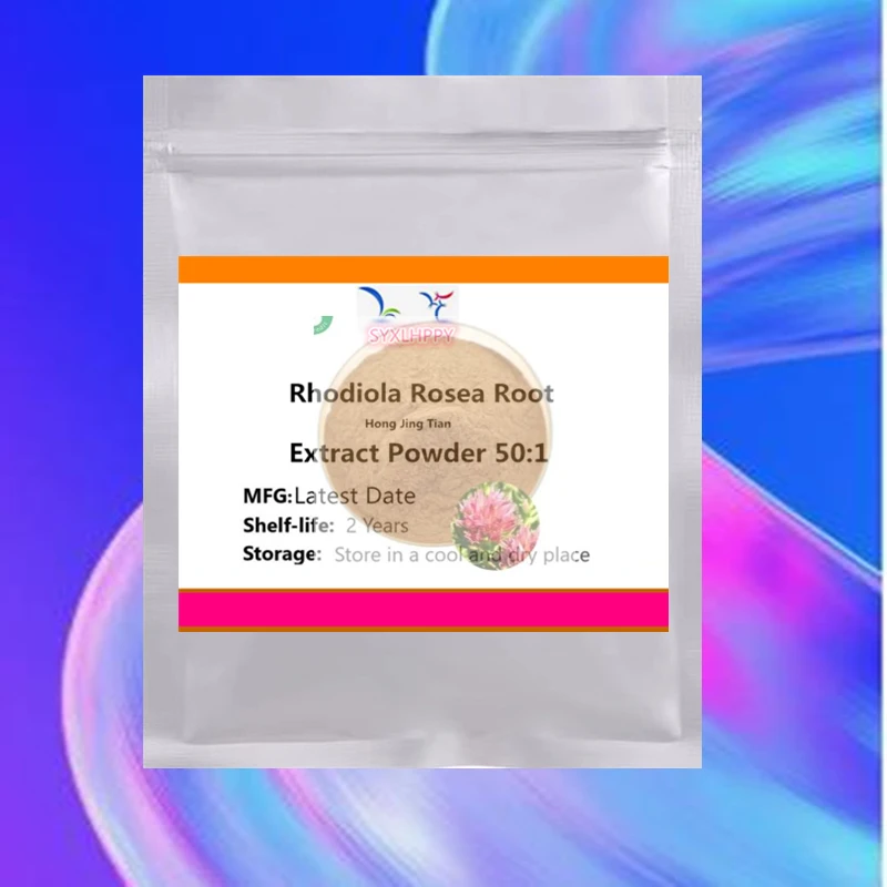 No.0037 Embalagem Personalizada de Extrato Puro de Rhodiola Rosea 268 P.E. - Sacos Reseláveis com Zíper de Alumínio Prateado