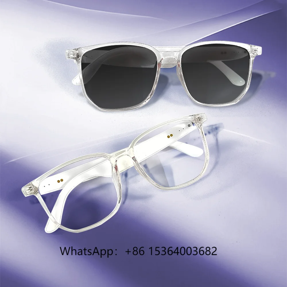 

TJXL-SENBONO GS03 Smart Audio Music Wireless Bluetooth Glasses with Anti-blue Light Blocking Answer Calls Music Women Smart Gla