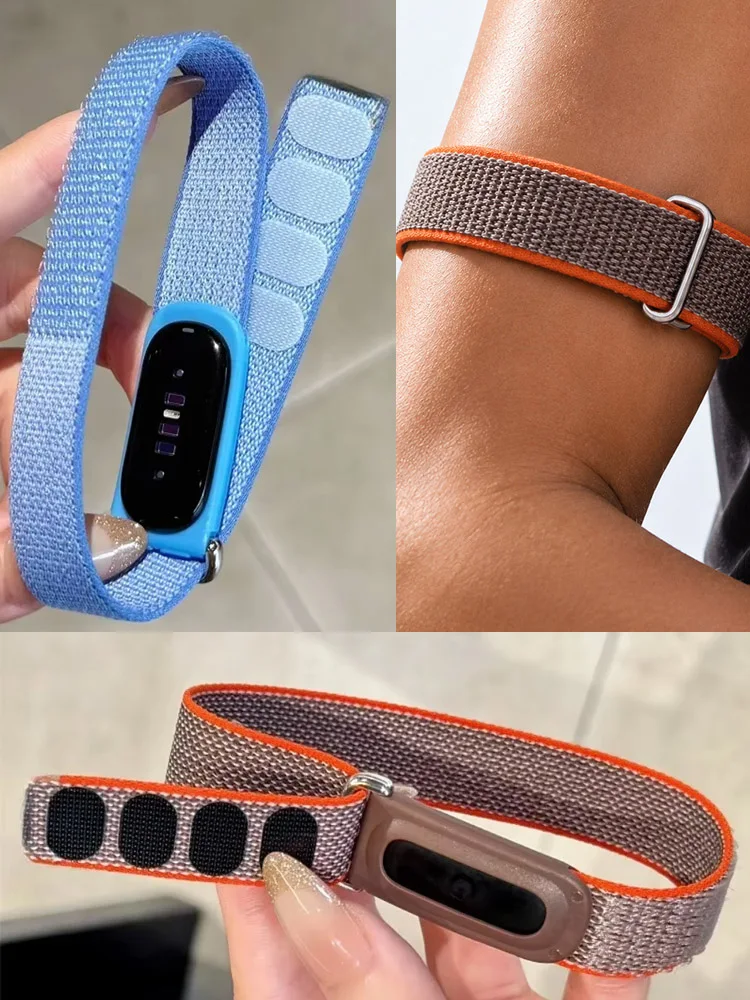 Nylon-Schlaufen-Bizeps-Sportarmband für Google Fitbit Air Armband Schnelltrocknendes Atmungsaktives Armband Zubehör für Fitbit Air Armband