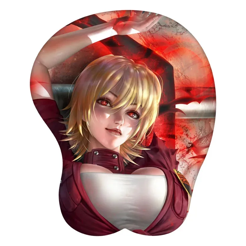 Seras Victoria Hellsing Anime 3D Mouse Pad Wrist Rest Desk MousePad Mat Gamer Accessory DiyDin