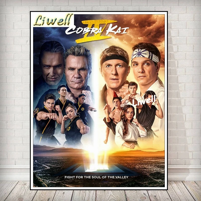 Diy 5d Rhinestone Full Drills TV Series Cobra Kai Diamond Painting Art Poster Embroidery Cross Stitch Kit Home Decor