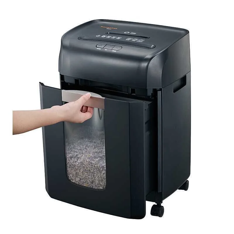Distruggidocumenti da ufficio, che può tritare direttamente la carta per 1 ora