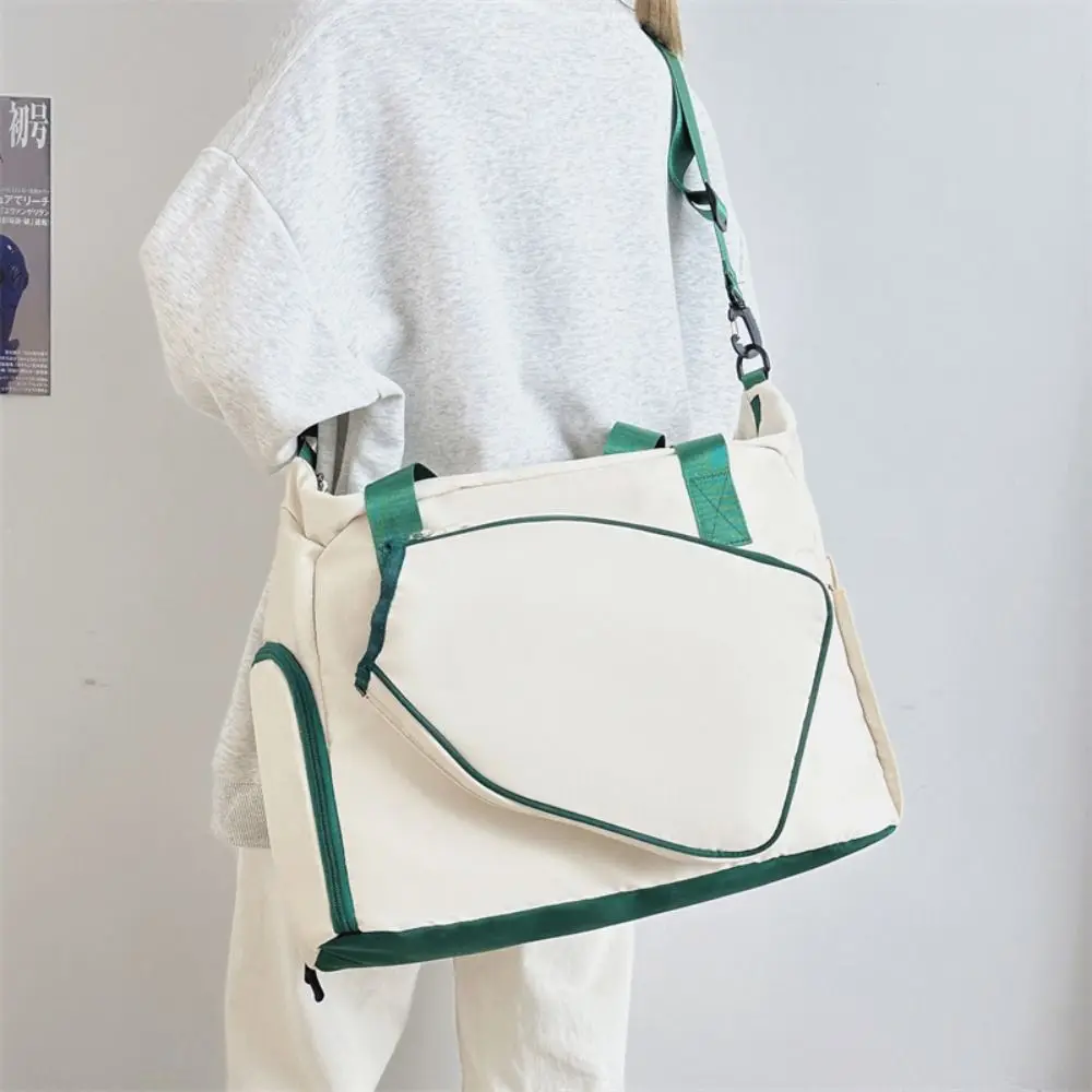 

Portable Tennis Racquet Bag Shoe Compartment Large Capacity Pickleball Racket Bag Fitness Sports Tennis Shoulder Bag Handbag