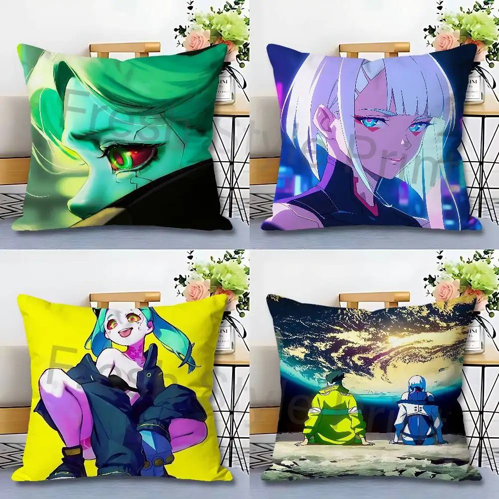 

Character Rebecca Lucy David Martinez Pillow Cases for Bedroom Living Room Sofa Home Decor Polyester Cushion Cover with Zipper