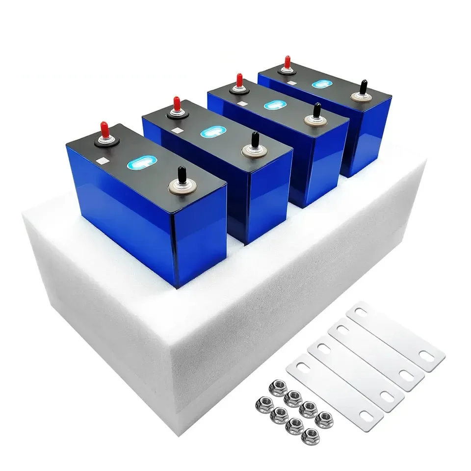 LiFePO4 3.2V 330Ah Battery Cell Grade A 11000 + Cycle Free Busbar Real 320Ah 330Ah For DIY 12V 24V 48V Lithium Battery Pack