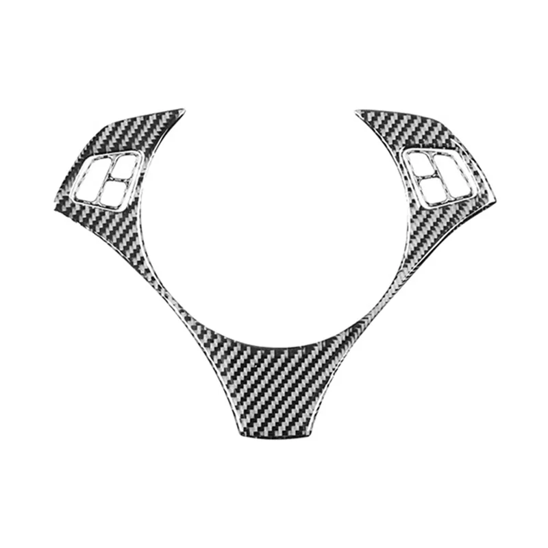 

Better-Carbon Fiber For BMW 1 Series E87 E81 E82 2008-2013 Car Steering Wheel Buttons Cover Trim Interior Accessories