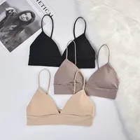 2025 New Summer Women Bra French Triangle Tube Top Sexy Seamless Bras Camisole Wireless Backless Lingerie Bralette Unterwäsche
