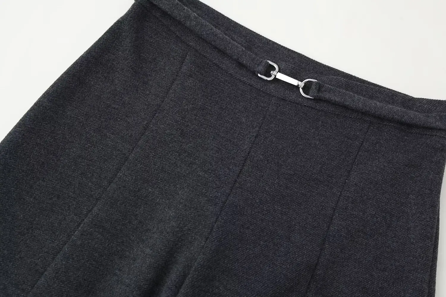 HH النساء السراويل الناعمة دعوى جيوب طويلة الأكمام بدوره إلى أسفل طوق أعلى + الخريف فضفاض مع ارتفاع الخصر الجانب سستة السراويل الصلبة