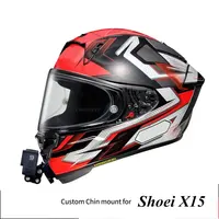 Para Shoei X15 / X-xpr / X-SPR Pro soporte de barbilla para casco personalizado para GoPro Hero 13 12 11 Insta360 X4 X3 Ace pro2 DJI Action 5Pro 4