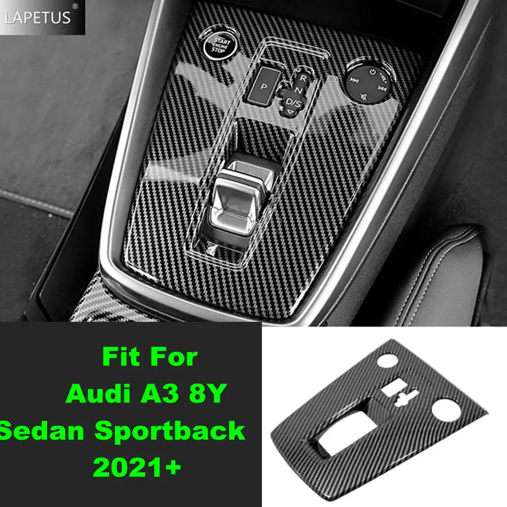 

ABS Interior Accessories Gear Shift Panel Decoration Cover 1pcs Car Styling LHD Fit For Audi A3 8Y Sedan Sportback 2021 2022