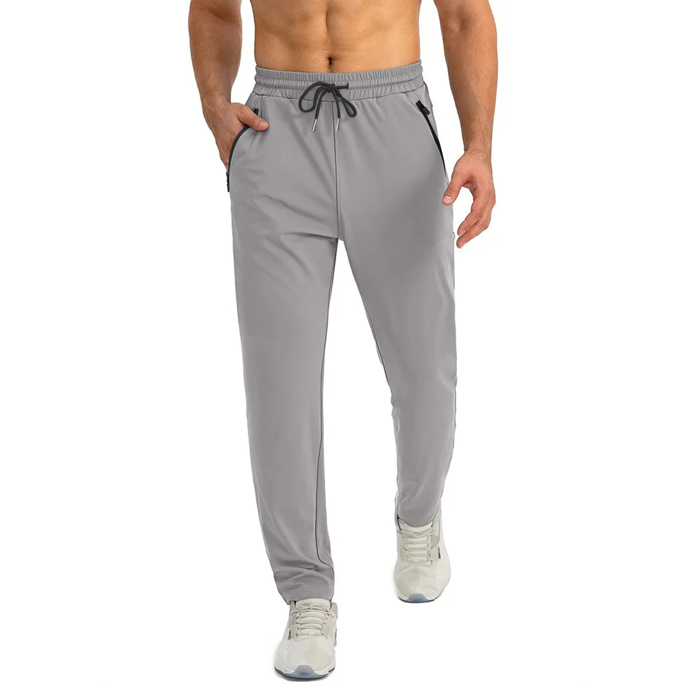 

2026 мужские спортивные брюки для баскетбола, бега, бега, легкие эластичные прямые брюки для пешего туризма, повседневные брюки на шнурке
