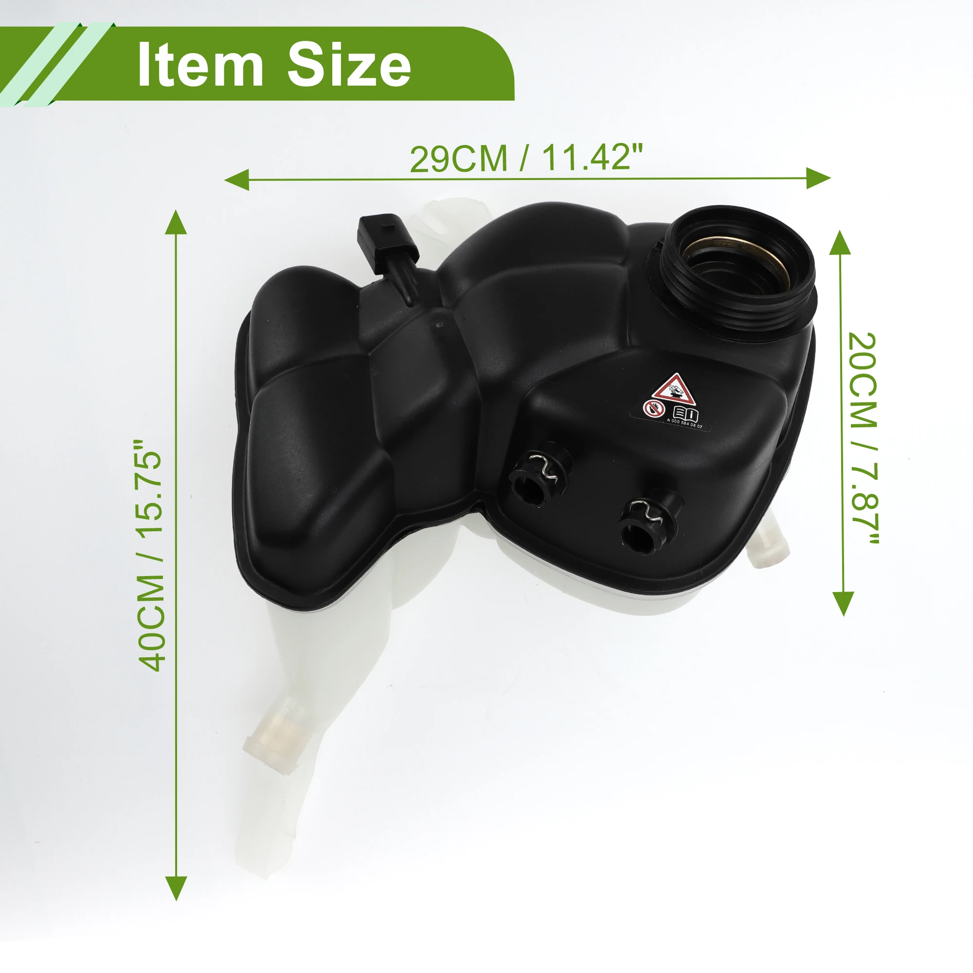 

UXCELL No 2215000449 Расширительный бак охлаждающей жидкости для MERCEDES-BENZ S400 W221 2010-2013 термостойкий радиатор охлаждающей жидкости