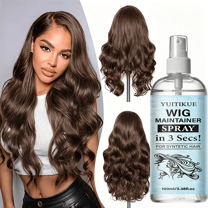 Leave-in Synthetic Hair Detangler Mist Prevent Tangles Static Suitable For Wigs Hair Extensions For Men And Women