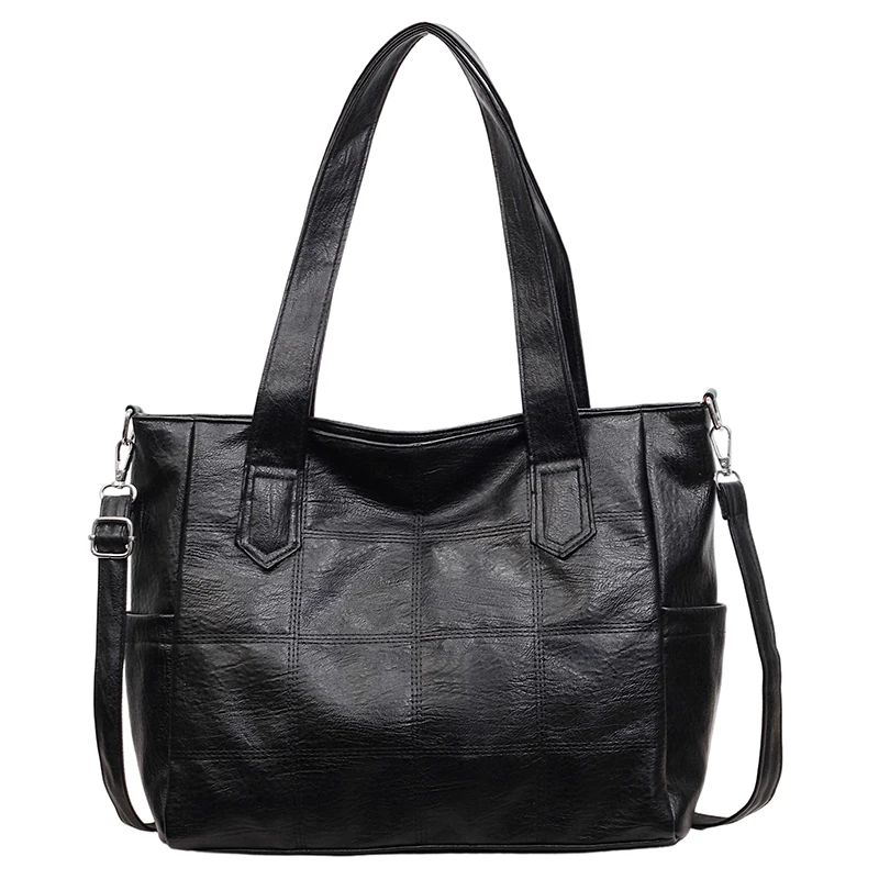 

Fashionable Superstar Diaper Bag, Unique Solid Color Tote, Trendy Letter Logo Satchel, Luxury Large Capacity Shoulder Crossbody