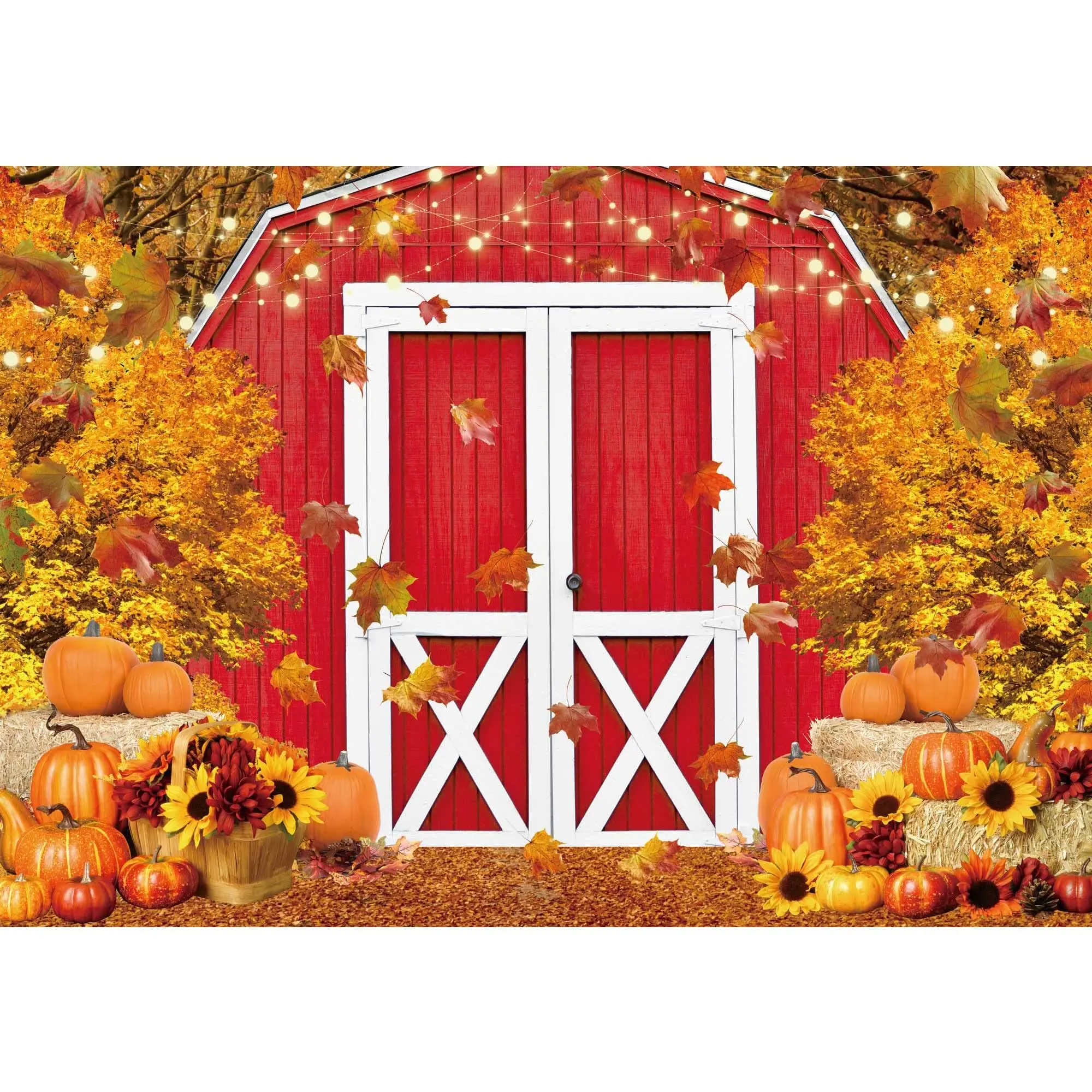 Fall Tapestry Thanksgiving Harvest Pumpkin Maple Leaves Autumn Tapestry Wall Hanging For Living Room College Dorm Office Decor