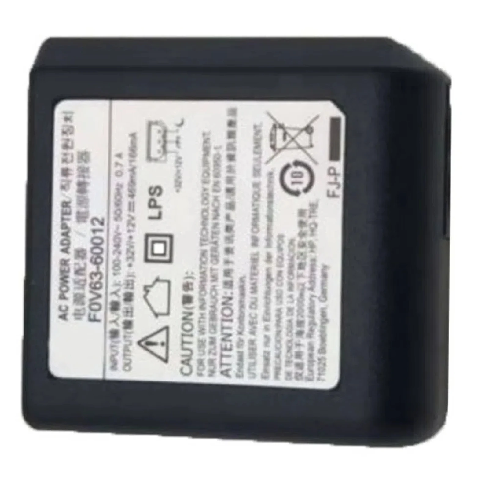 F0V63-60012 AC Power Adapter Fit for HP OfficeJet 200 250 4520 4538 4650 4535 4678ENVY 5020 5030 5055 6055 6255 6455 7155 7855
