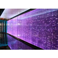 Led Flexible Transparent Crystal Film Display Advertising Screen for Glass Door Shopping Mall Led Flexible Screen