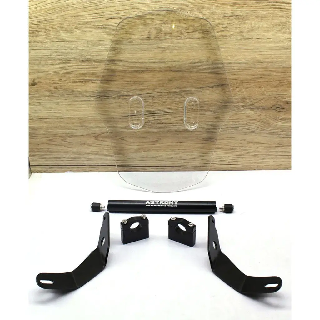 

Motorbike Windproof Wind Deflectors Clear Double Bubble Windscreen for Universal Motorcycle Accessory Extension