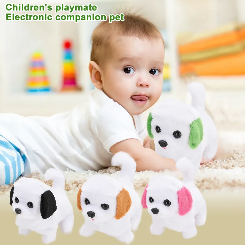 Electronic Plush Toys Puppy Smart Dogs Children's playmates Will Nod Will Shake The Tail Robot Dog Simulation Pet Dog Baby Toys