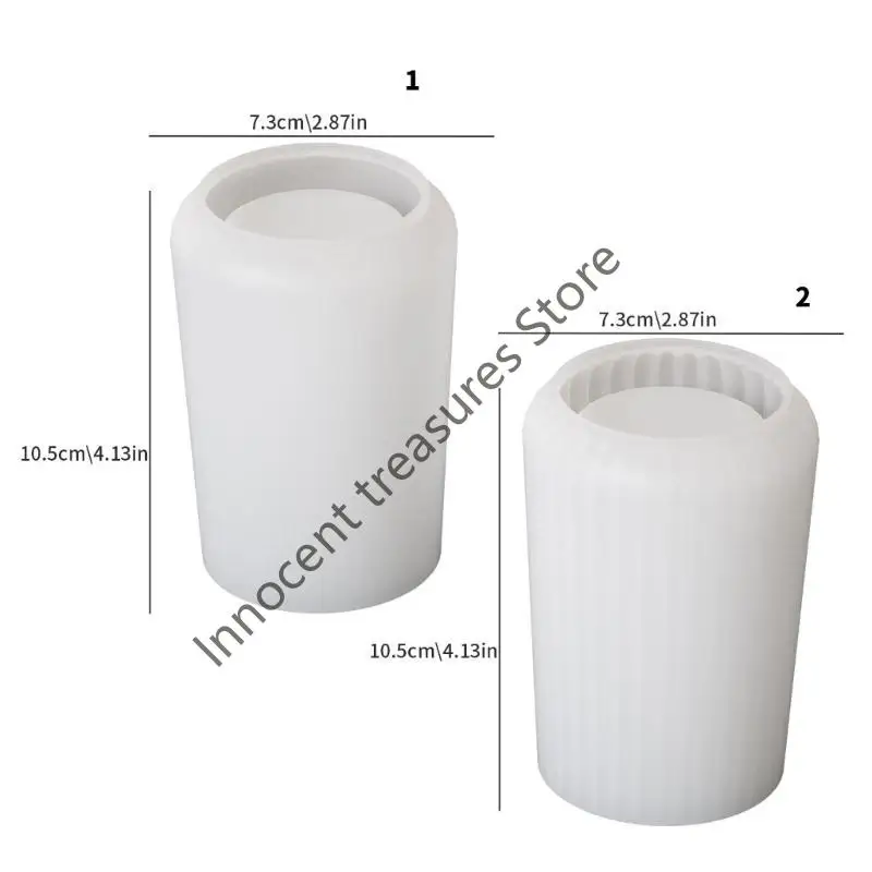

3XUA Elegant Round Shaped Sturdy Silicone Flower Pots Mould Tool Must Have Accessory for Home Use Resin Art Enthusiasts