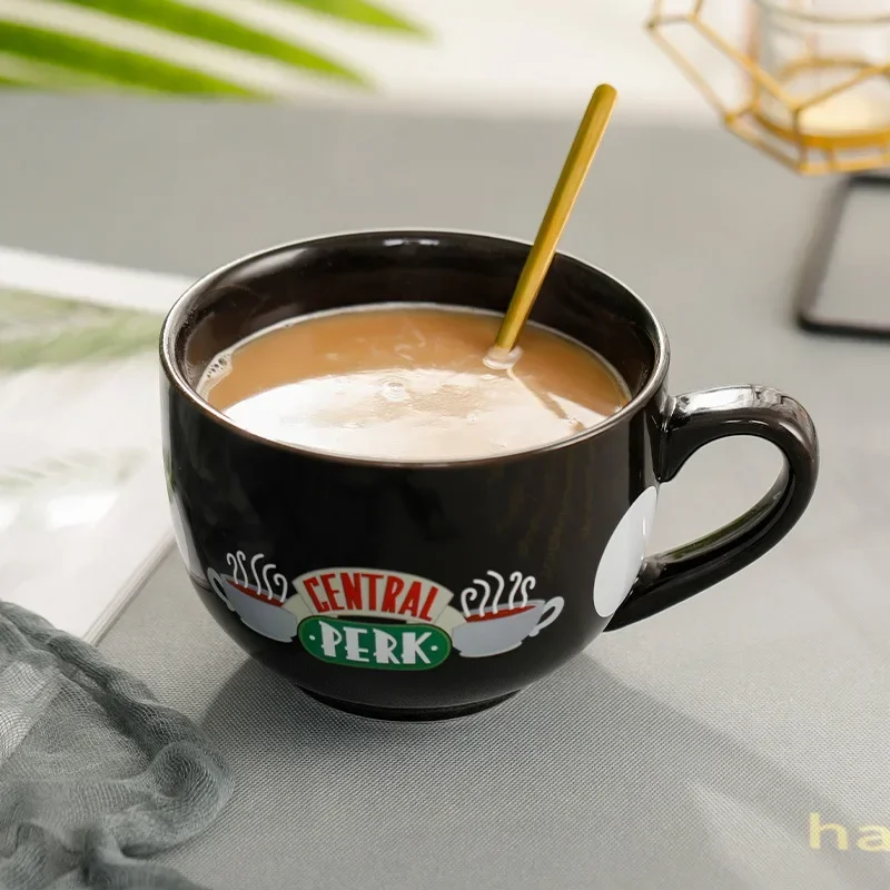 

Friends TV Show Series Central Perk Ceramic Coffee Tea Cup 650ml Friends Central Perk Cappuccino Mug