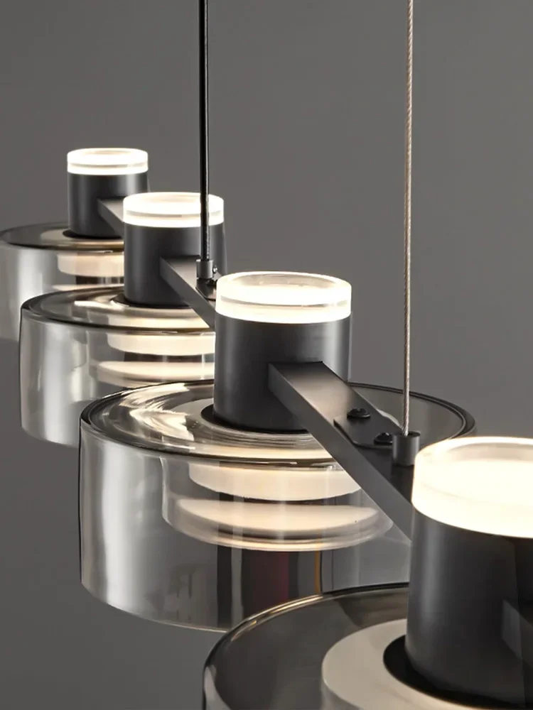 

chandelier for dining room glass pendant lighting kitchen island modern luxury light Dining table droplight cuprum