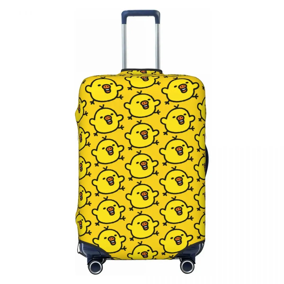 

Custom Rilakkuma Kiiroitori Suitcase Cover Dust Proof Luggage Protective Covers for 18-32 inch