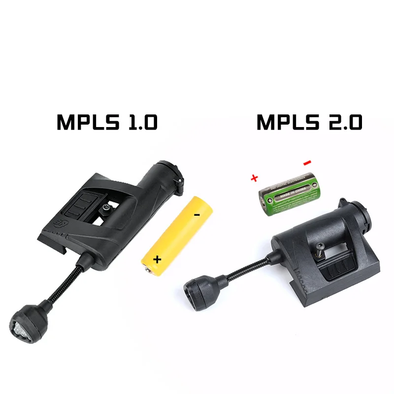 WADSN Tactical MPLS CHARGE FAST Helmet Light 4 Modes Red Green White IR LED Hunting Signal Lamp Military Outdoor Headlight