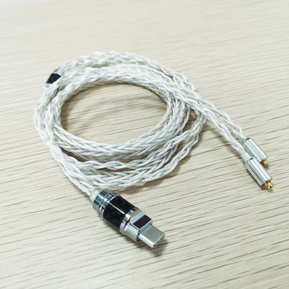 ELFINEAR DAC AMP-kabel USB-C naar MMCX- Hoogwaardige audio voor audiofielen en muzikanten