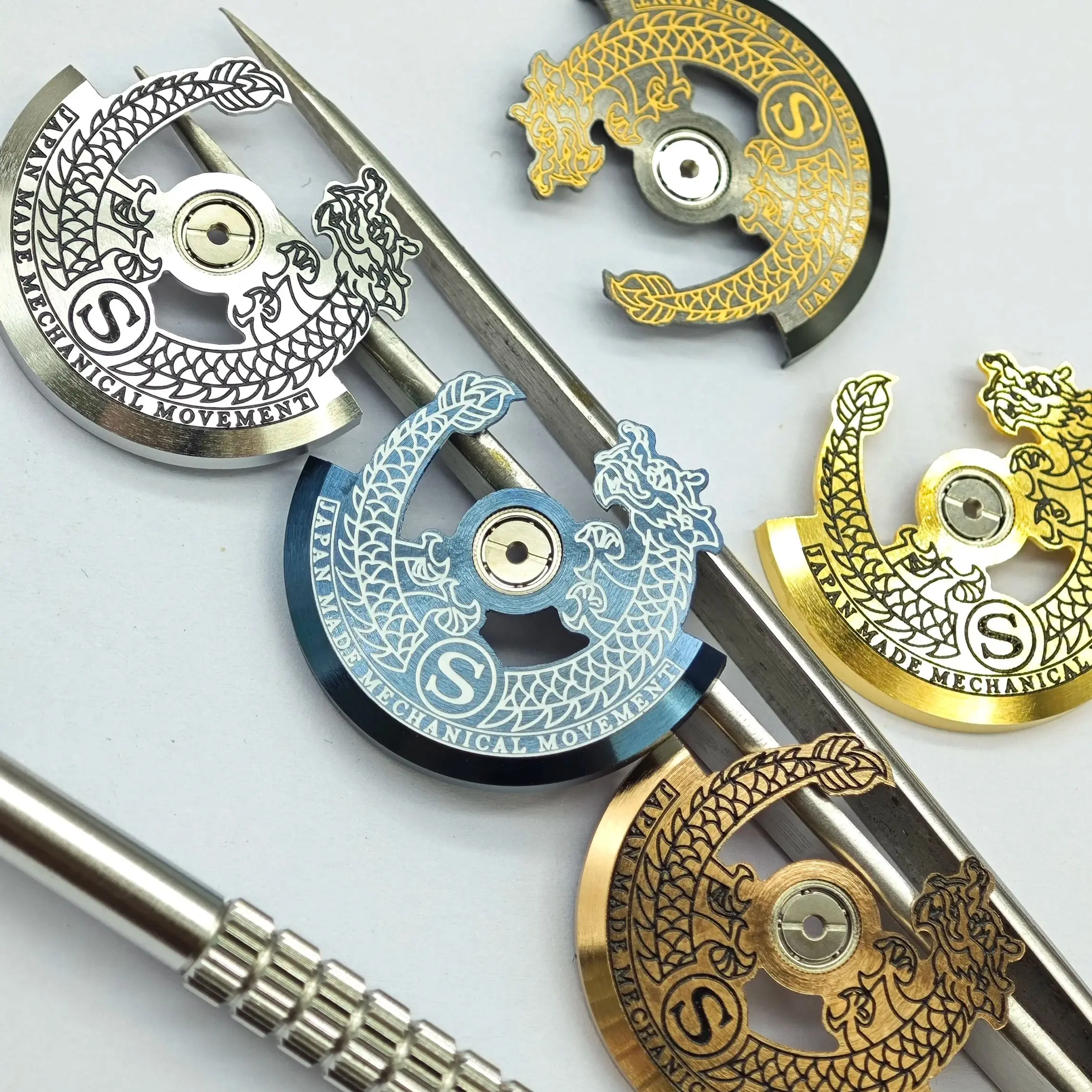 

China Dragon watch movement pendulum fits NH34 35 36 series movement watch parts