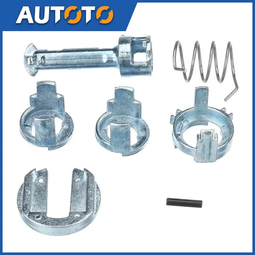

1set Car Front Left/Right Side Metal Door Lock Cylinder Barrel Repair Kit Set Fit For X5 E53 2000-2014 Car Door Lock Parts