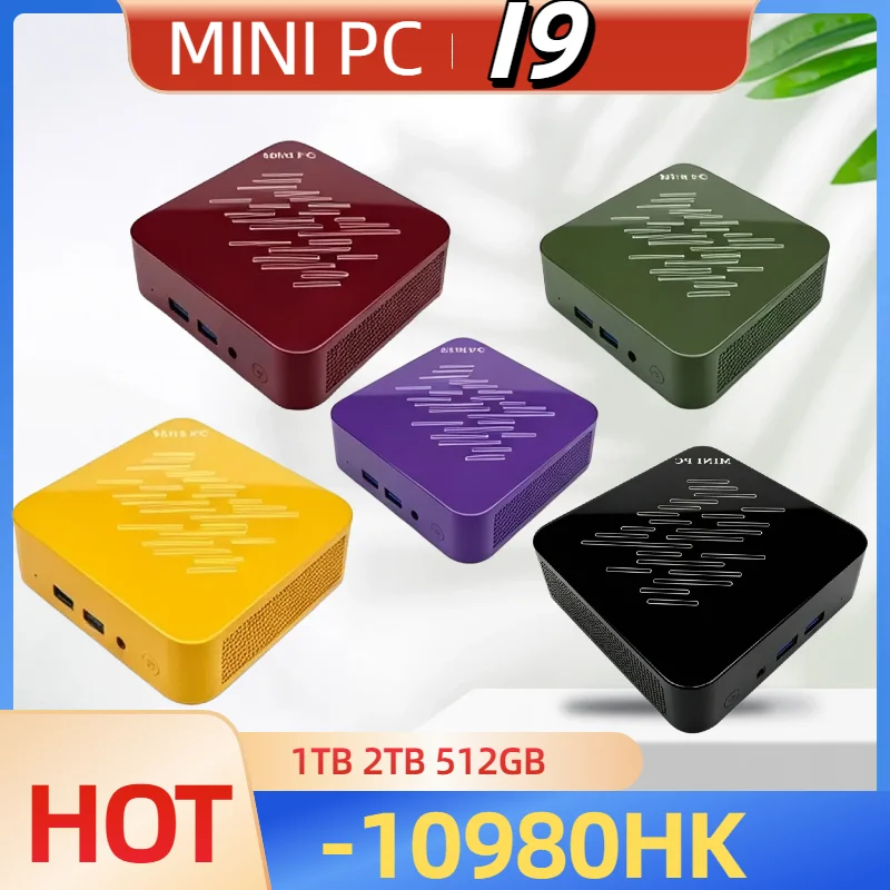 Intel Core I9 10980HK 16GB RAM 1/2TB SSD Bluetooth 5.2 WiFi6 1000M Ethernet  Gaming Office Intel I9 Mini PC