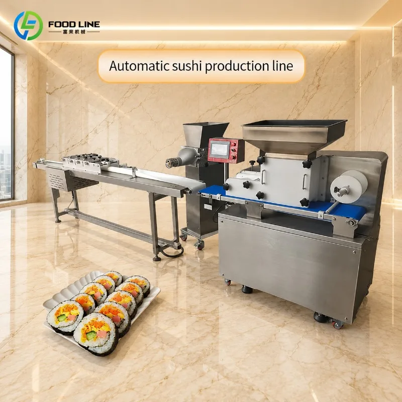 Automatic Onigiri Sushi Machine Triangle Rice Ball Sushi Maker Machine Production Line