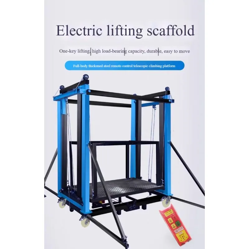 

Electric Scaffolding Lifting Platform Folding Lift For Home Decoration Construction Site Portable Mobile Hydraulic Work Platform