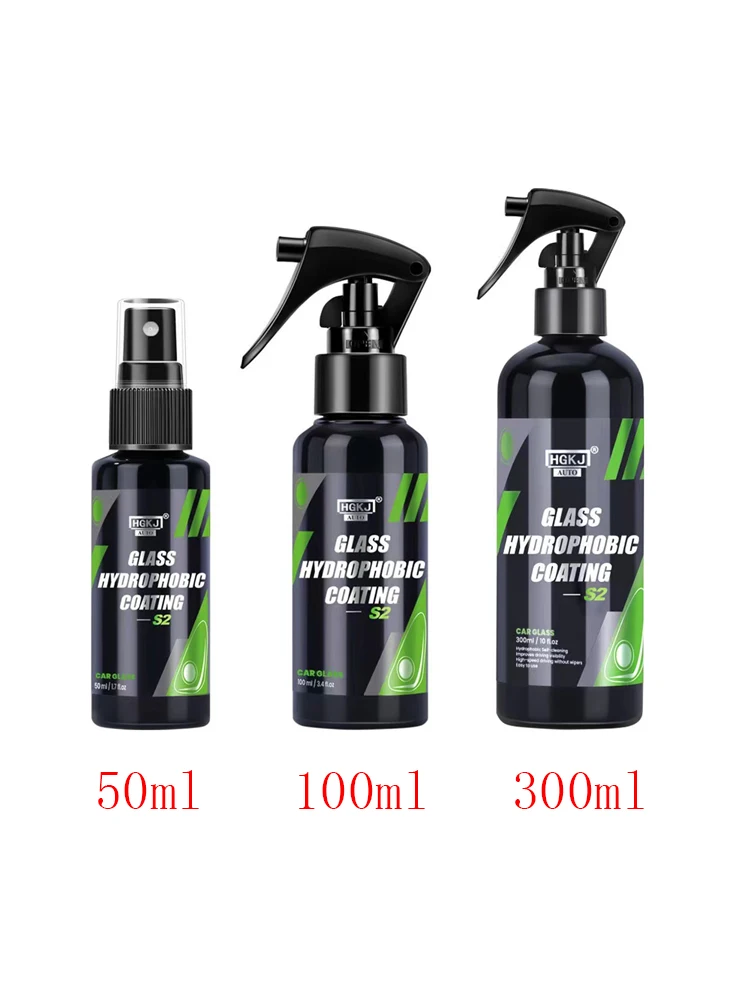 50ml Glass Hydrophobic Coating Car Anti Rain Spray Car Windshield Mirror Coating Nano Waterproof Spray Car Care Paint HGKJ S2