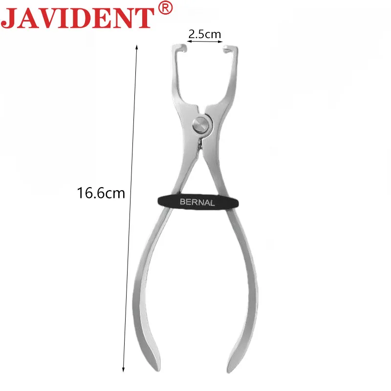 Dental Bean-Shaped Molding Kit Bean-Shaped Molding Plates Ring Placement Forceps Metal Restorative Fillings Dental Consumables