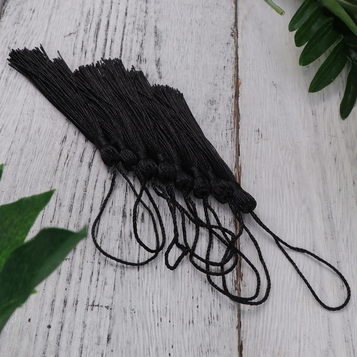 

20 Pieces Tassel Charms Black for DIY Jewelry Accessories Earrings Necklaces Bracelets Home Decor Phone Ornament Keychain Craft