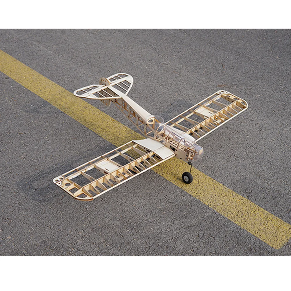 Avión teledirigido de madera de Balsa, Kit de construcción de modelos de 1020mm, con corte láser, Brandenburg, Wingspan, W.29