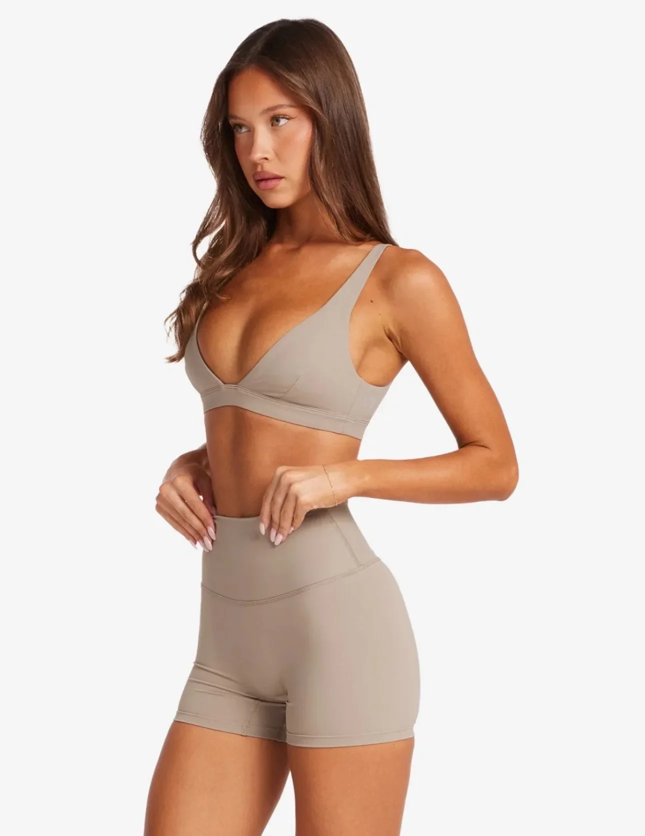 CSB high waist yoga tight shorts Freedom series sports high elastic peach hip lifting fitness pants