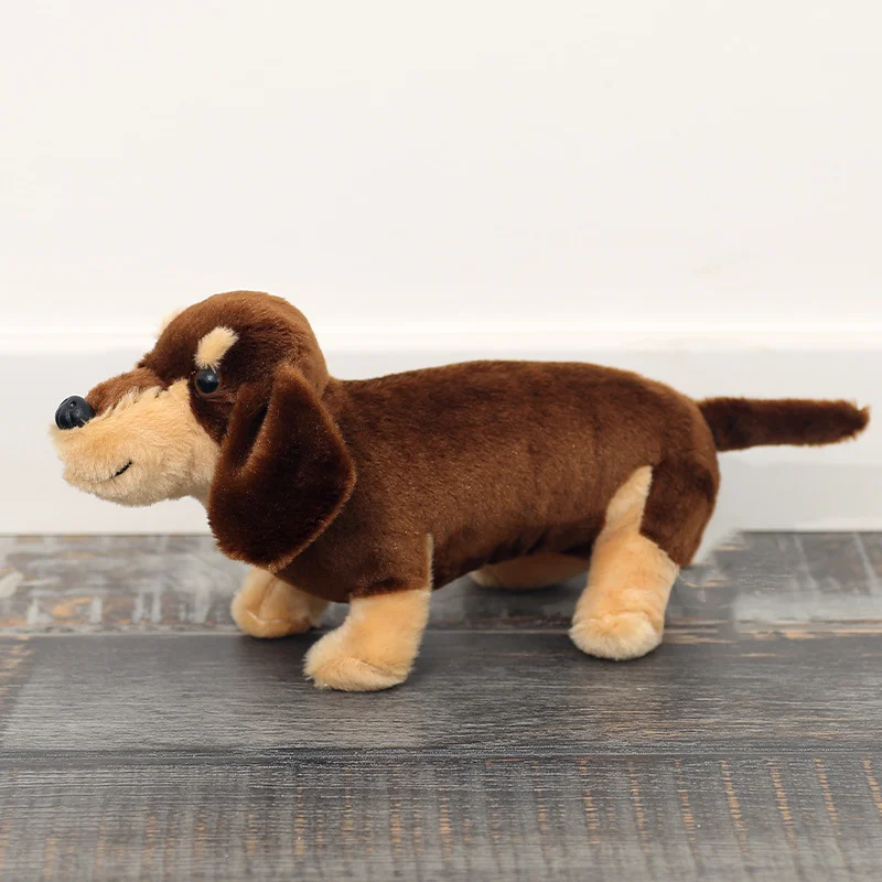 Generisch Peluche de Perro Grande – Lindas Decoraciones realistas de Peluche para niñas, Dormitorio, sofá, Coche, Halloween, Pascua, Navidad