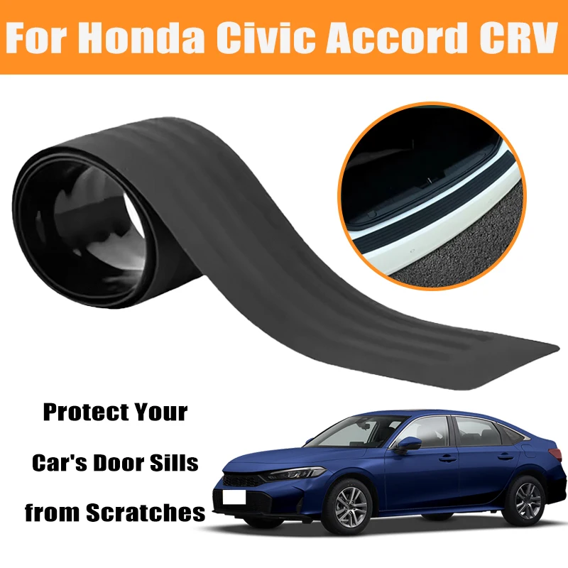 

Universal Anti-scratch Car Trunk Door Sill Plate Protector For Honda Civic Accord CRV HRV Fit Jazz City Passport Pilot