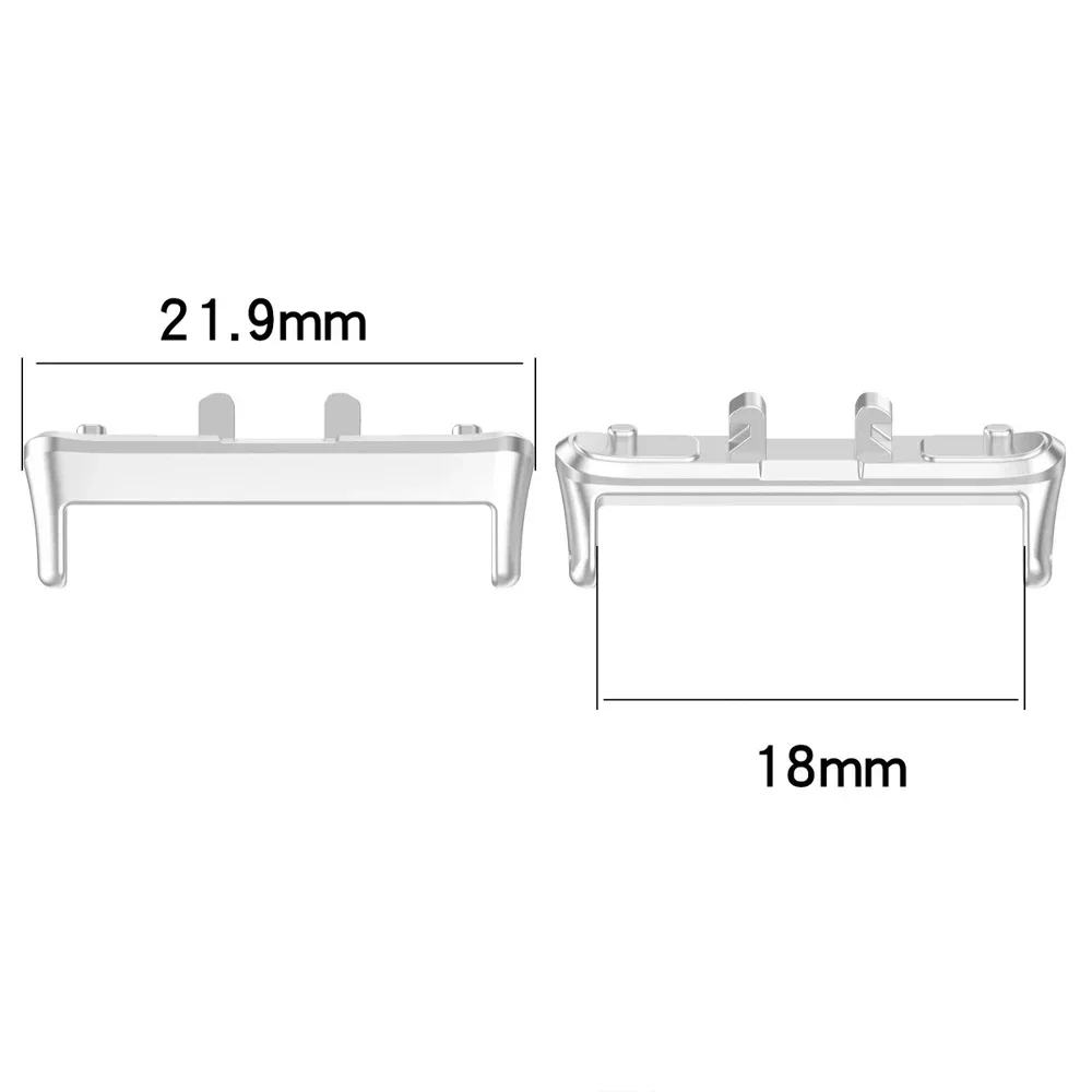 Connecteur D.lique pour Samsung Galaxy Fit 3, Adaptateur en Acier Inoxydable, Bracelet de Montre Rapide, Accessoires, 20mm, 18mm