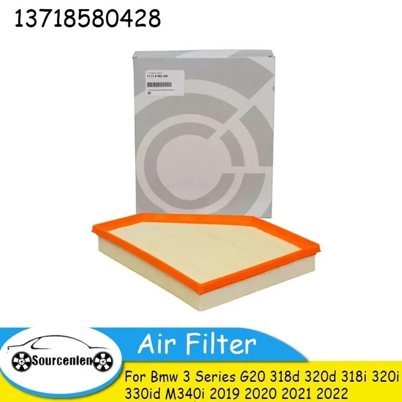 Air Filter for Bmw 3 Series G20 318d 320d 318i 320i 330id M340i 2019 2020 2021 2022 13718580428 13718-580428