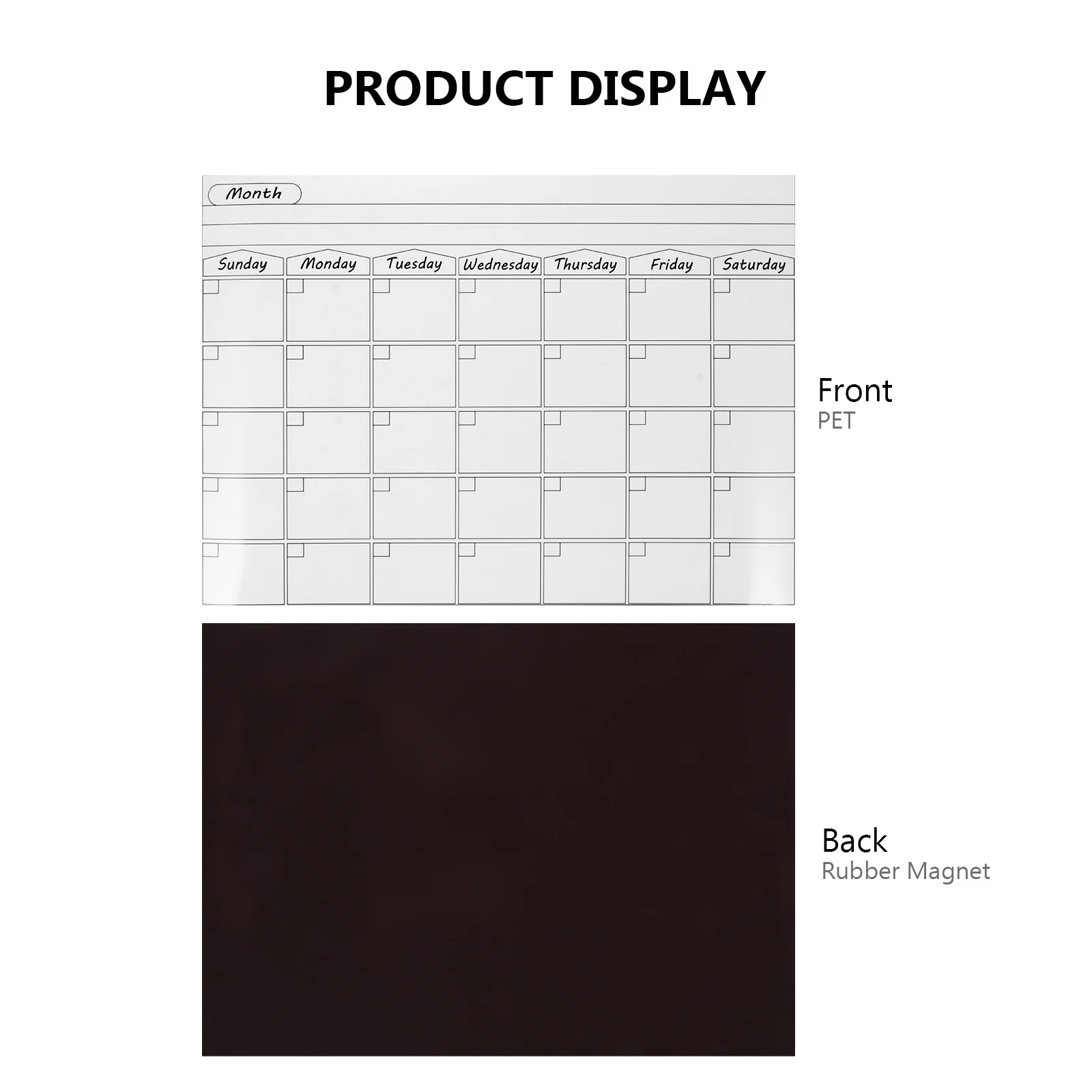 

1Pcs Magnetic Plan Sticker Erasable Message Board Fridge Note Board Reminder Tool Refrigerator Whiteboard Memo Flexible