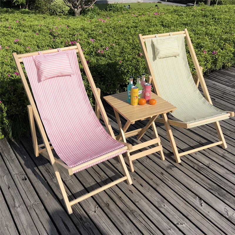 Recliner Lazy Beach Chairs Folding Portable Lounge Outdoor Beach Chairs Garden Picnic Silla Playa Camping Equipment QF50OC