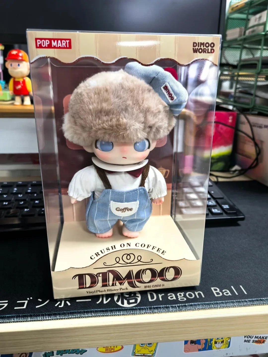 

POPMART Original DIMOO CRUSH ON COFFEE Series Blind Box Cute and Interesting Toys Surprising and Creative Collection Gifts