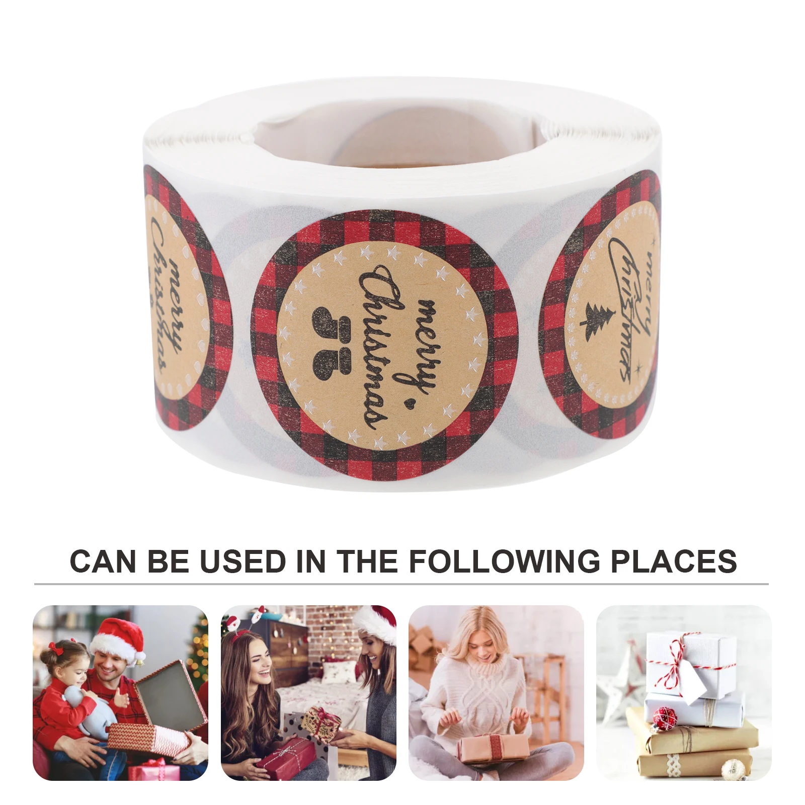 Seal Label Sticker Stickers Christmas Decor Holidays Presents Envelope Labels Gift Bag Sealing Decal