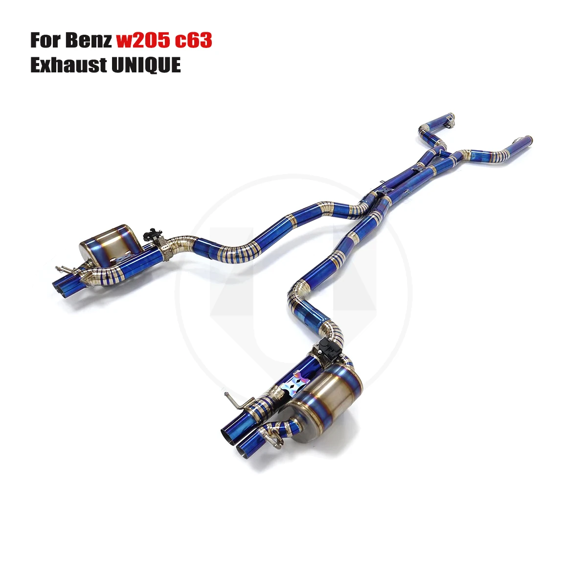 

UNIQUE Designs 2015-2019 Benz w205 c63 4.0T Titanium Valve Exhaust High Performance Exhaust Pipe for Exhaust System