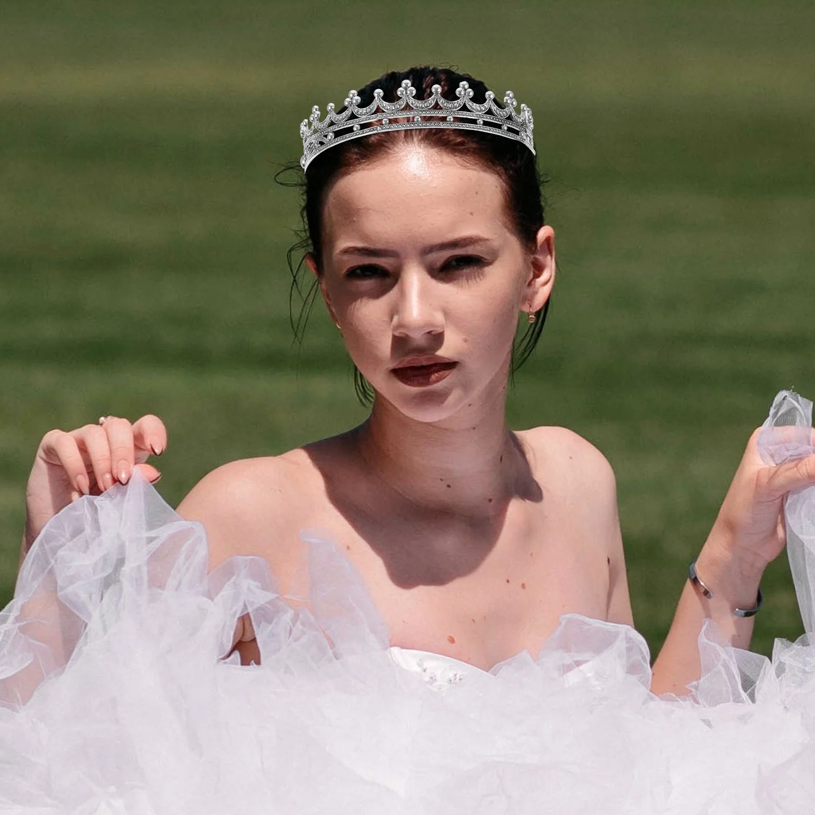 

Мужская Ретро Корона Прочный Металл Горный Хрусталь Костюм Партии Корона Хэллоуин Косплей Головной Убор Опора Головной Декор Головной Убор Опора